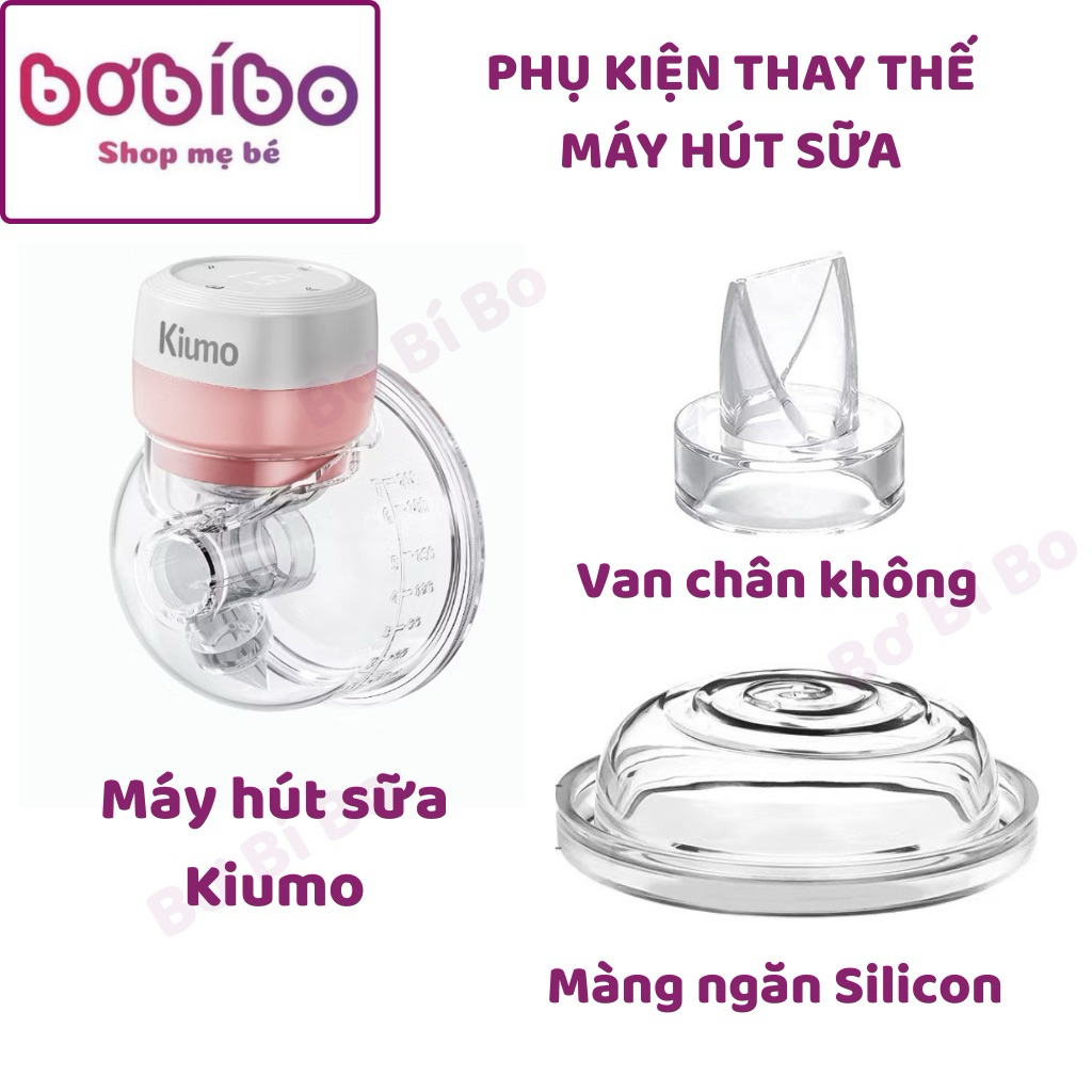 Phụ kiện máy hút sữa không dây KIUMO- Van máy hút sữa Kiumo, màng hút sữa Silicon máy không dây Kium