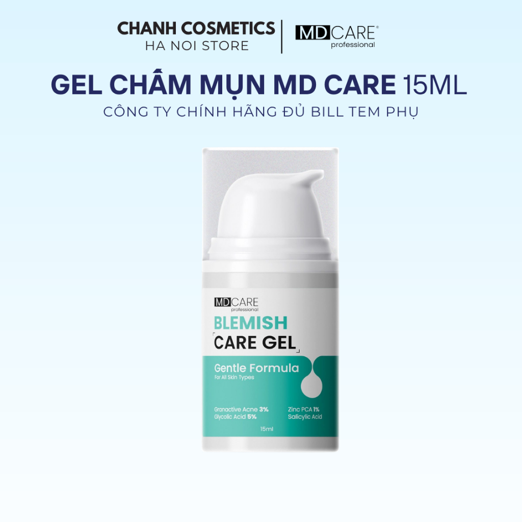 Gel chấm mụn MD Care Blemish Care Gel 15ml CHANH COSMETICS