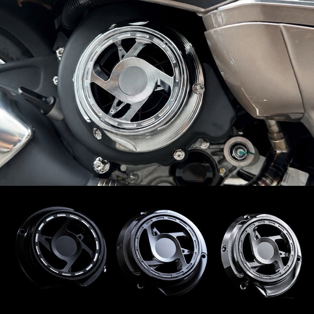 Ốp Quạt Gió 101 Factory Nhôm CNC Nguyên Khối Dành Cho Vespa Sprint/Prima, LX/S