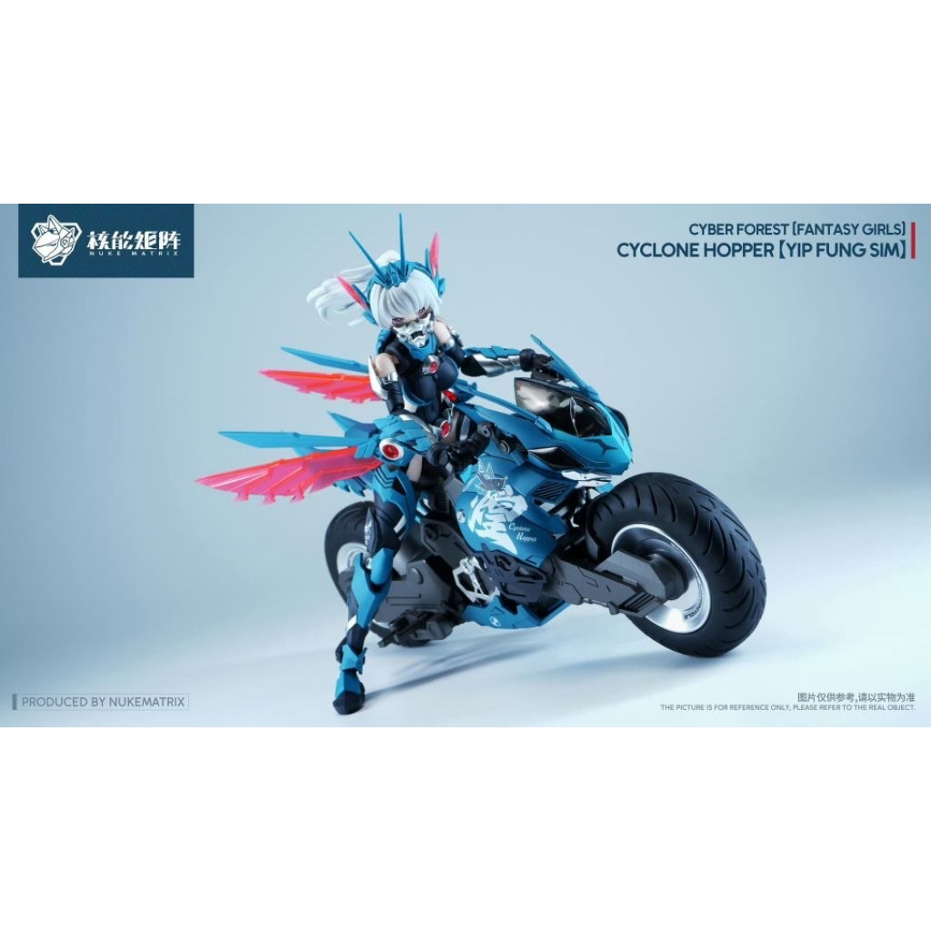 [Hoả Tốc] Mô Hình Lắp Ráp Nuke Matrix Fantasy Girl Cyclone Hopper Yip Fung Sim Model Kit Full Quà đợ