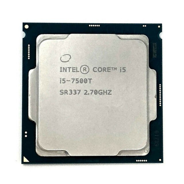 CPU Intel Core i5-7400T / i5-7500T (4 Nhân 4 Luồng) Socket 1151, Tiết kiệm điện - Hàng tháo máy, bao