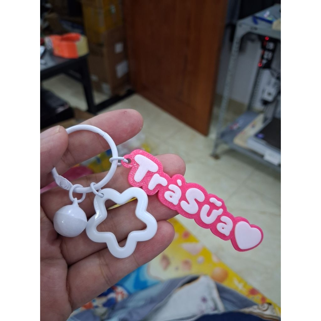 Móc khóa tên theo yêu cầu, nametag theo yêu cầu treo balo, túi xách LMTT