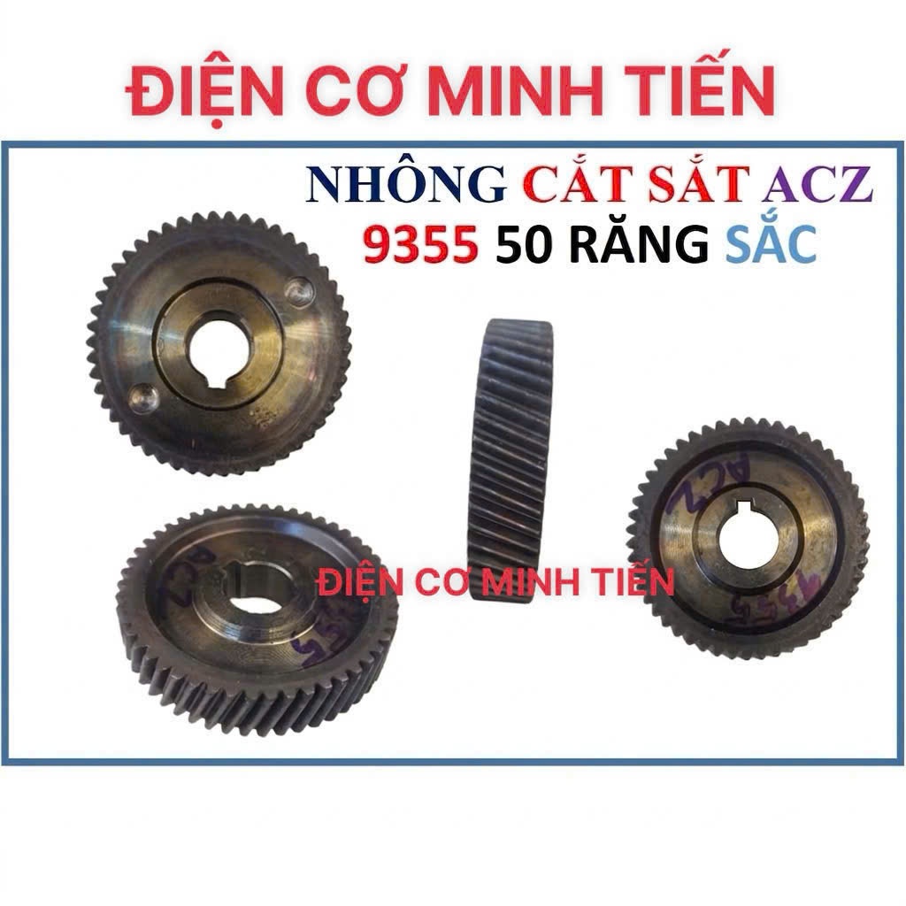 NHÔNG MÁY CẮT SẮT ACZ MÃ 9355, BÁNH RĂNG MÁY CẮT SẮT 9355, (17-69-50R)