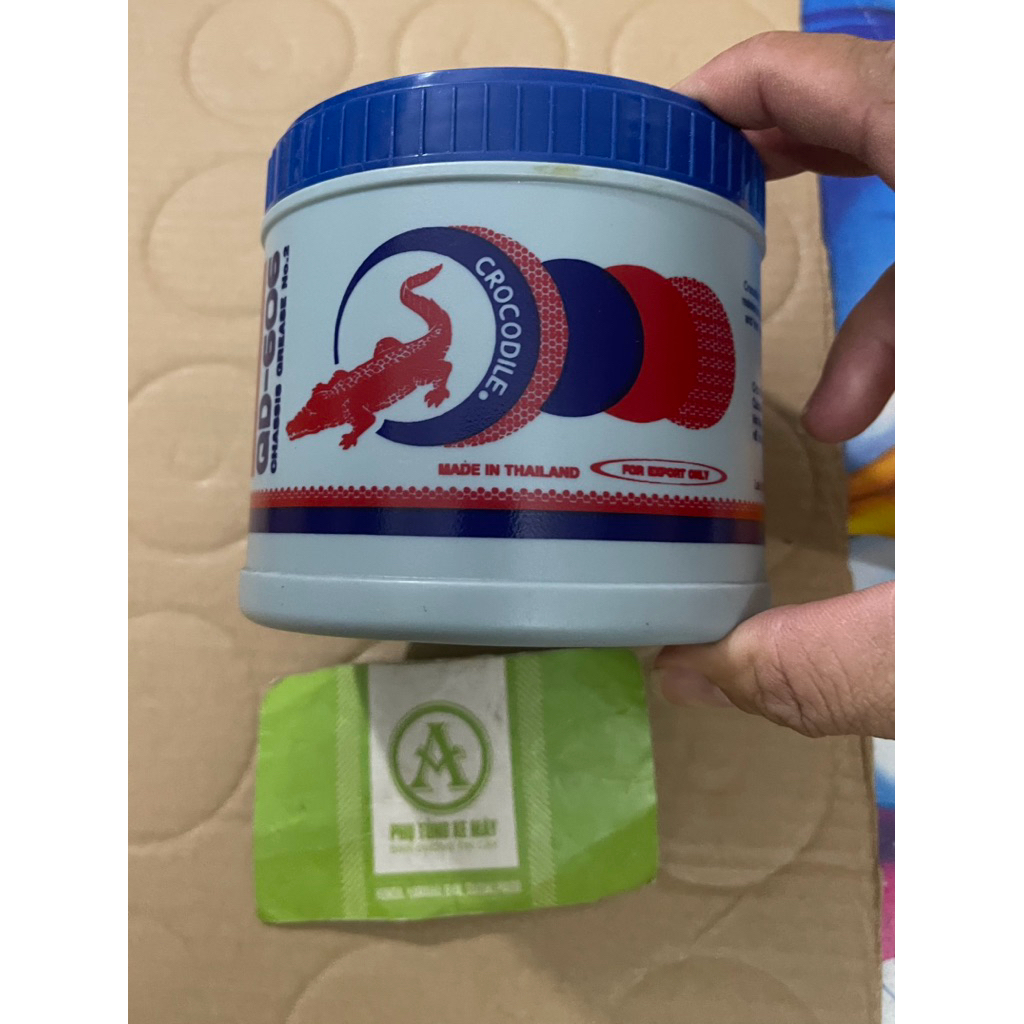 Hộp Mỡ bò bôi trơn cá sấu crocodile  500gam