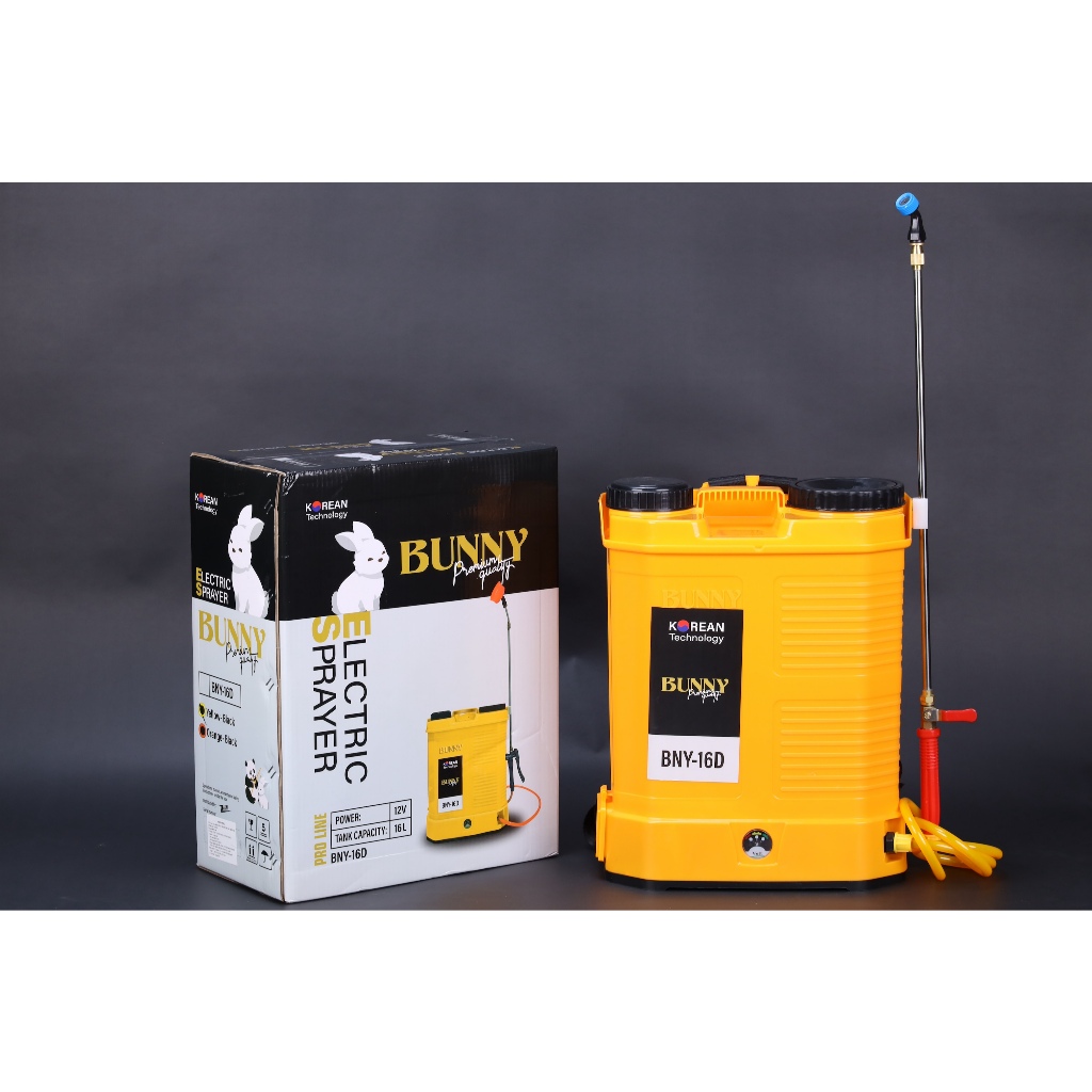Bình xịt điện Bunny Pro BNY-20DPRO vàng, có đảo thuốc