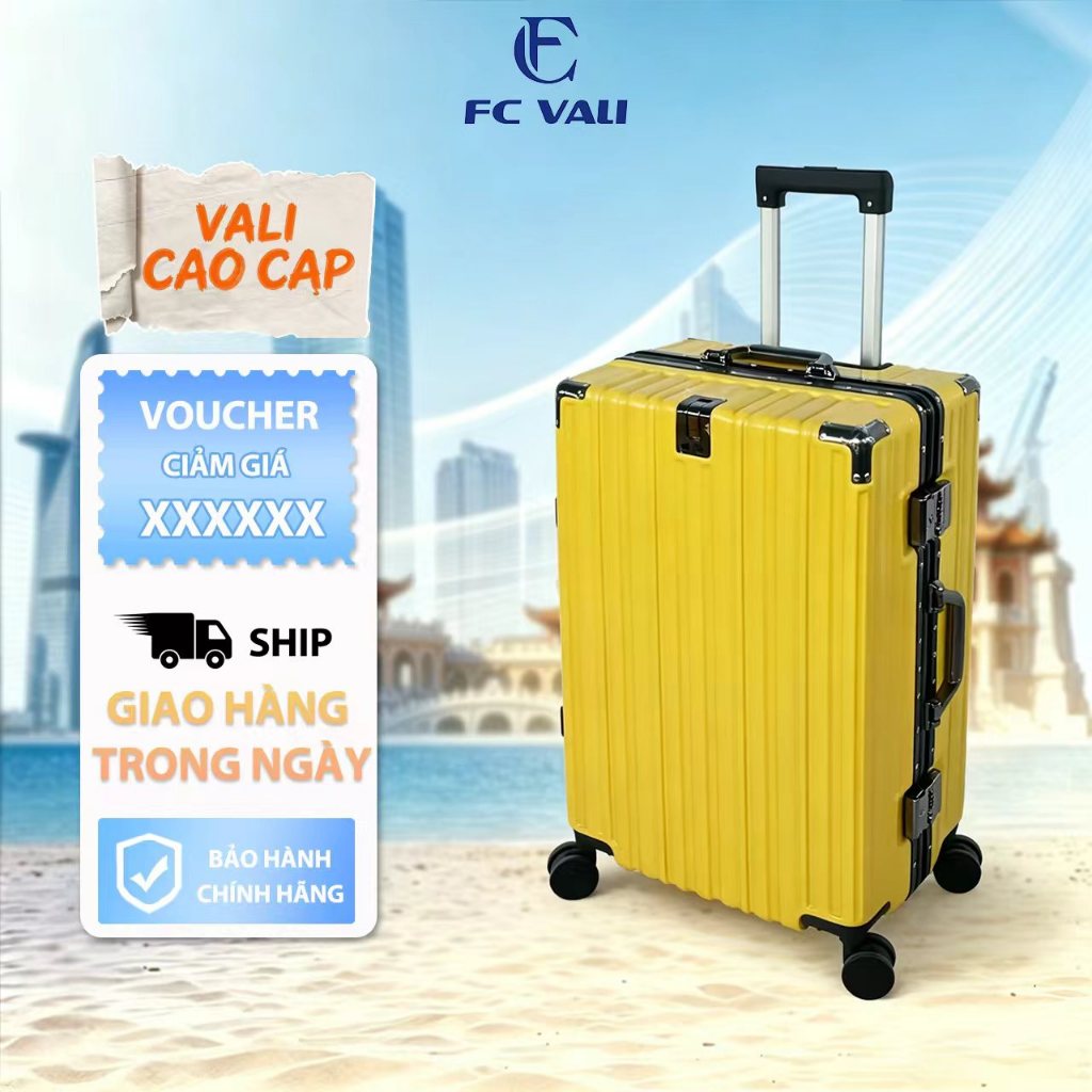 Vali Nhựa Pc có độ đàn hồi cao ,va đập tốt ,không biến dạng.vali nhựa có kích thước 20/24in-lk050