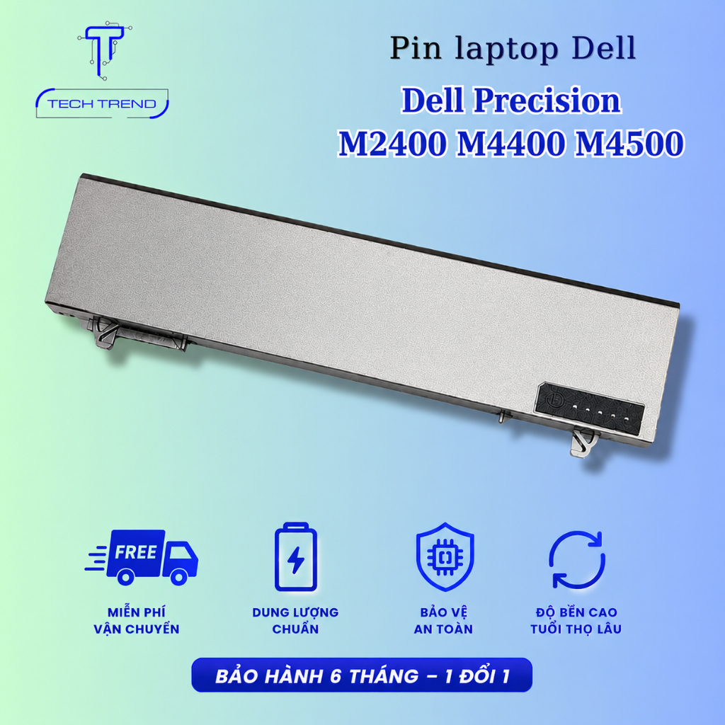 Pin laptop tương thích Dell Precision M2400 M4400 M4500