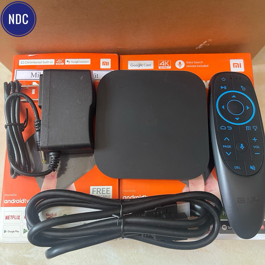 [HCM]Bộ Mibox S Gen 1 (Qua sử dụng, Đã cài App hay) kèm chuột bay G10s Pro Bluetooth