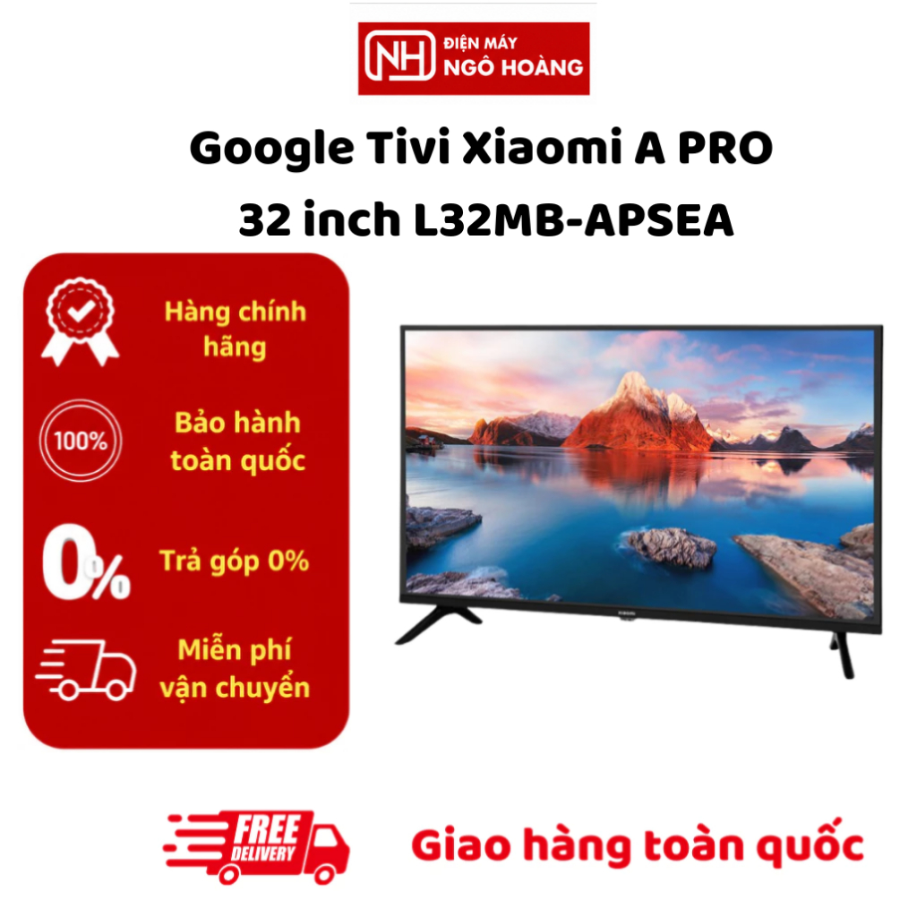 L32MB-APSEA - Smart tivi Google Tivi Xiaomi A 32 inch L32MB-APSEA / L43MB-APSEA chính hãng, Tivi Goo