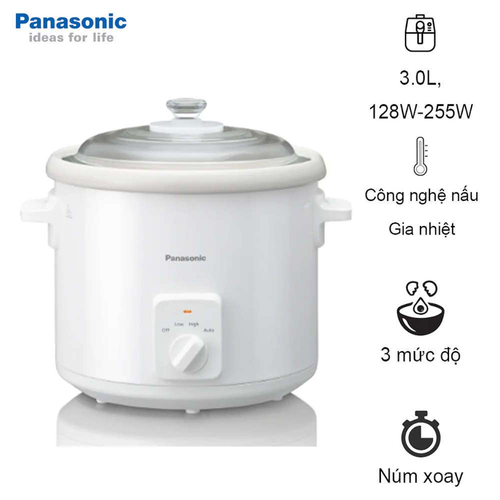 Nồi nấu chậm Panasonic 3,0L NF-N31AWRA