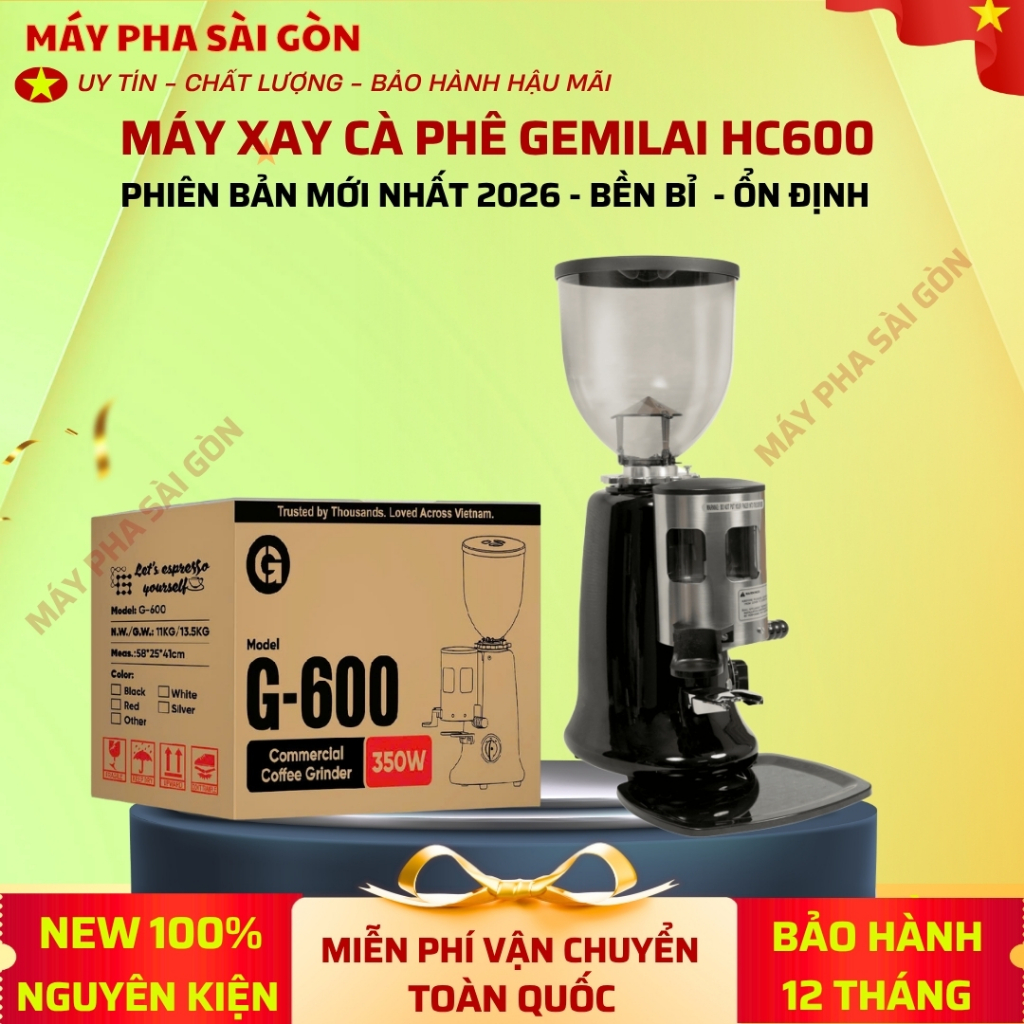 HCM - Máy xay cà phê GEMILAI HC600, Máy xay cafe Gemilai hc 600 new 100%