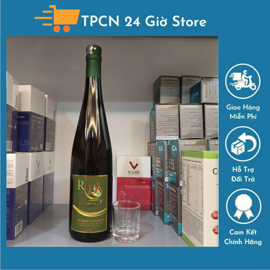 RD Fresh Plus - Enzyme tươi từ trái cây - hàng chuẩn Thái Lan ( 750ml/chai )