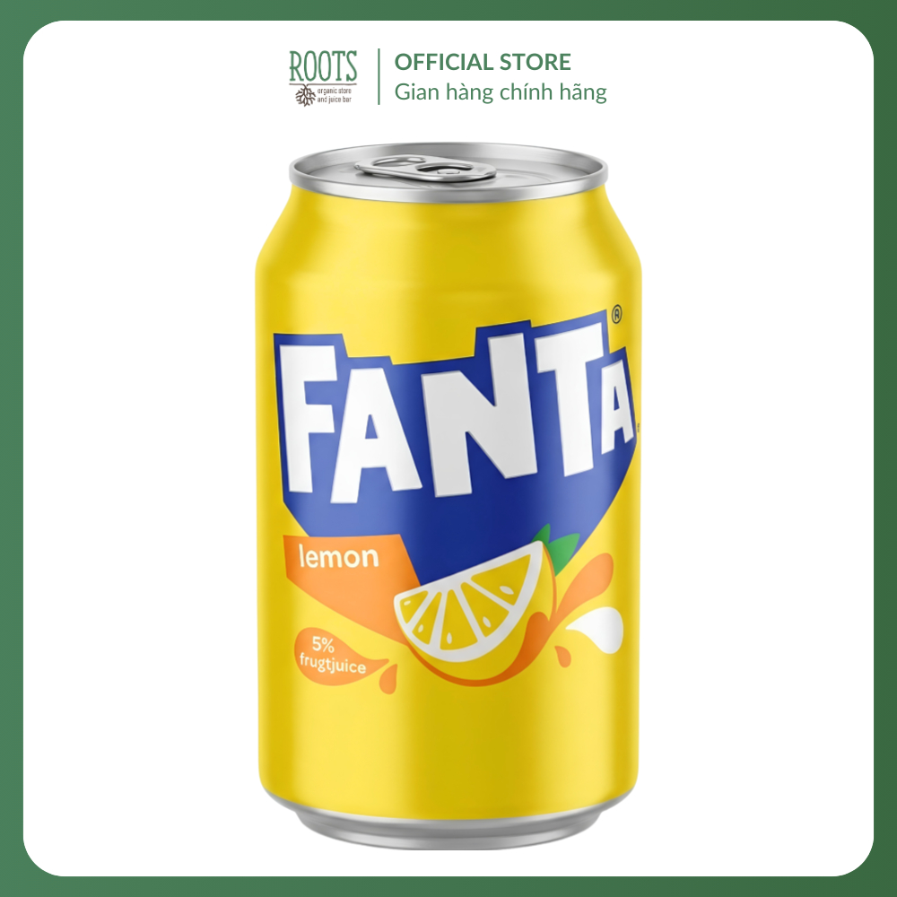 COCA COLA - Nước Ngọt Fanta Chanh, Fanta Lemon, 12 fl oz (330ml)