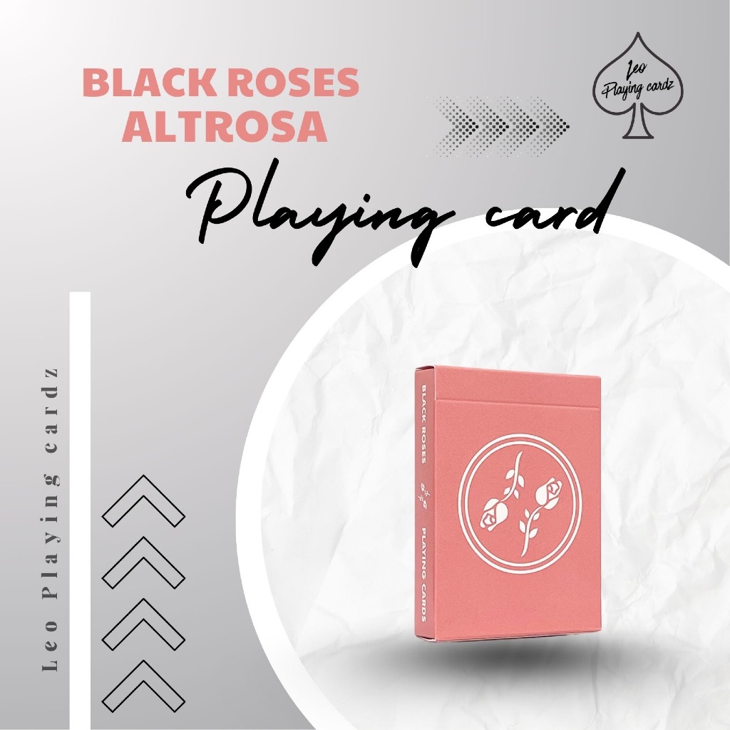 Bộ bài tây, sưu tầm BLACK ROSES ALTROSA playing card