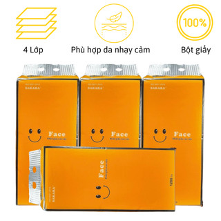 Khăn giấy vệ sinh SAKARA treo tường, giấy rút cao cấp siêu mềm, mịn, dai, không bụi giấy