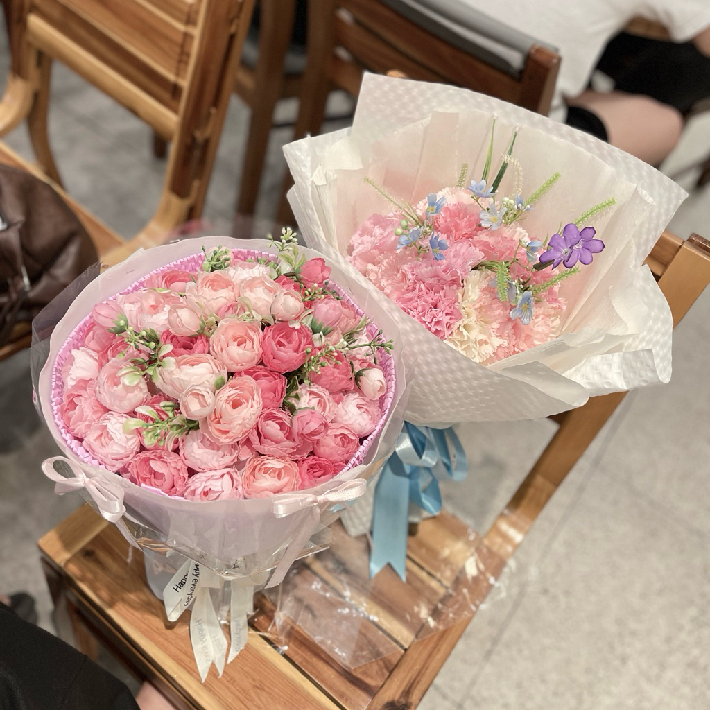 Bó Hoa Phăng lụa ( Cao cấp )