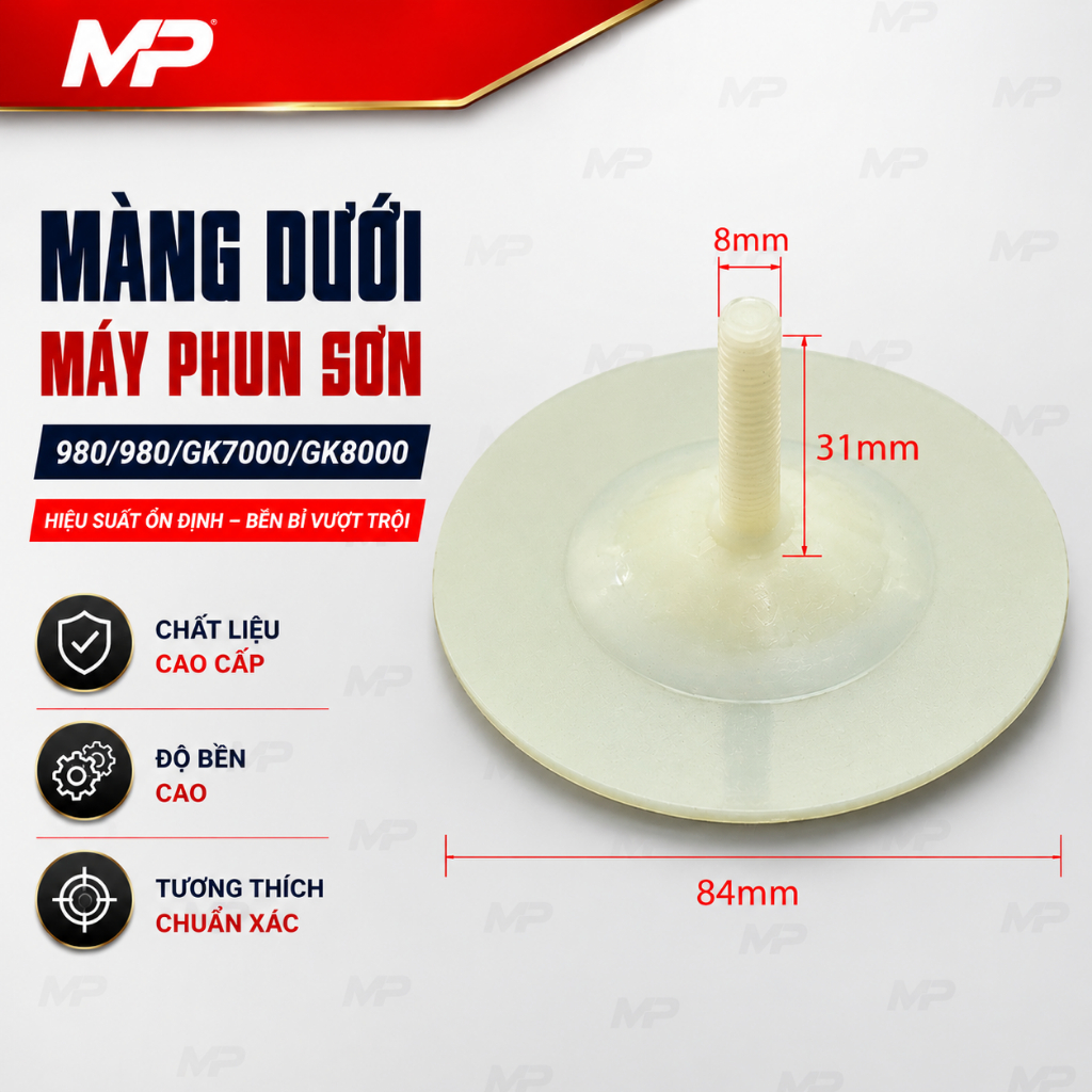 Màng Dưới Máy Phun Sơn - Phun Bột Trét Minh Phát Cao Su Nguyên Chất