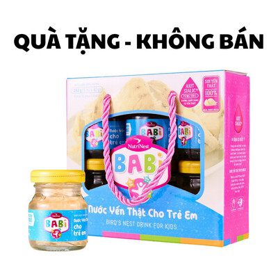[GIFT] 1 Lốc 6 Hũ Nutrinest Babi 42g [QUÀ TẶNG KHÔNG BÁN]