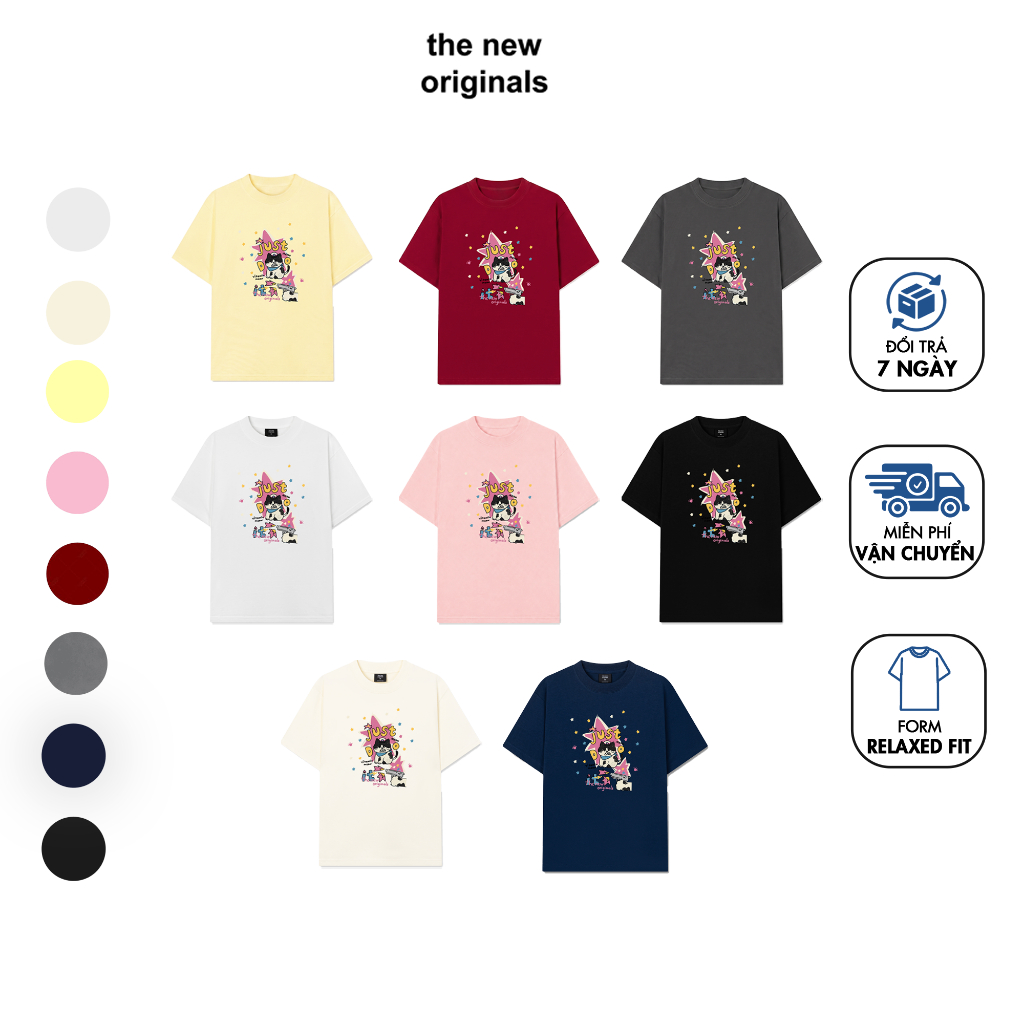Áo Thun Relaxed Fit The New Originals "Cute Just Meow" - NT32526NT