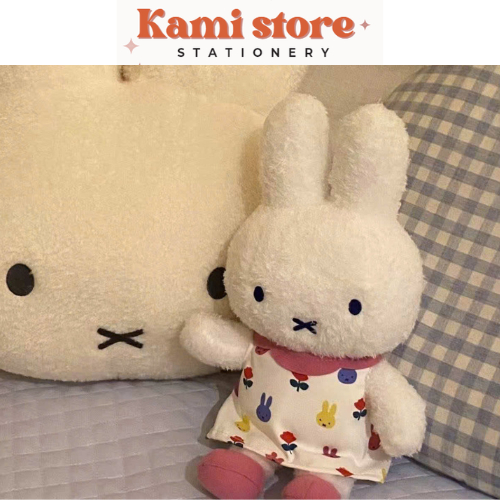 Gấu bông thỏ MIFFY váy hoa 30cm