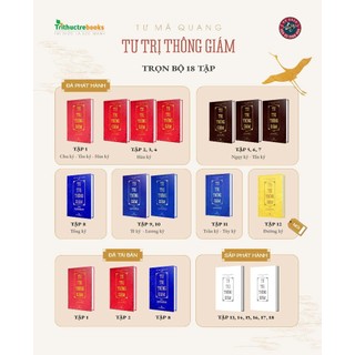 Sách - Combo Tư Trị Thông Giám Tập 3-4 - Những Bài Học Hưng Vong Làm Thay Đổi Các Triều Đại
