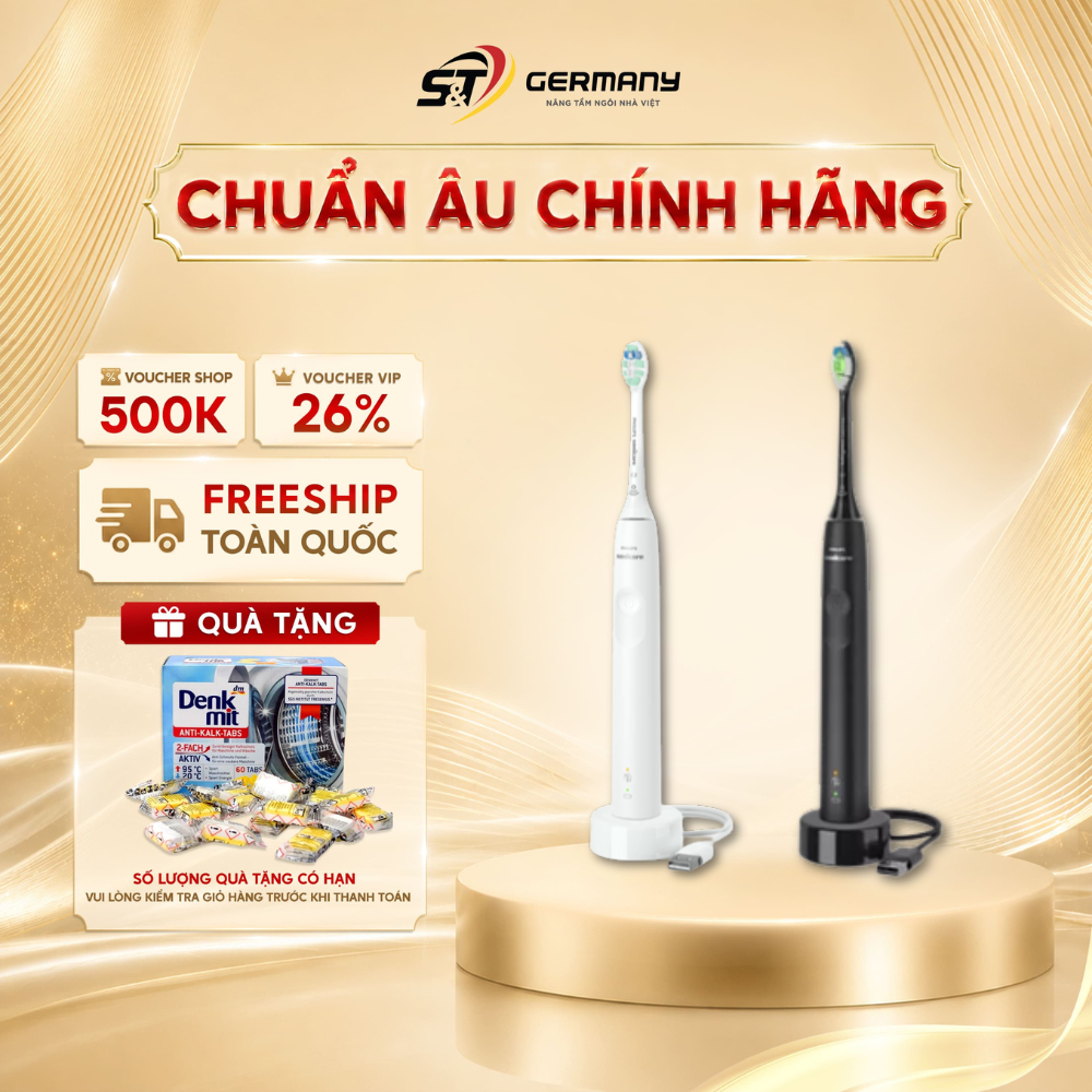 Bàn chải điện Philips Sonicare HX3671/23, HX3671/54 cao cấp GermanySNT