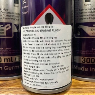 Xúc rửa động cơ Voltronic E20 Engine Flush
