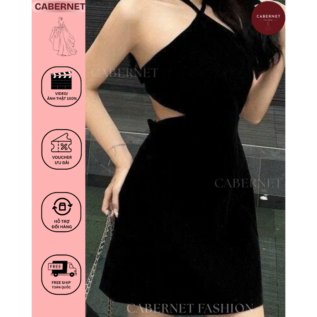 D084 Cabernet - Hana Dress