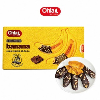Chuối nhúng sô-cô-la Ohla 180g -  Đặc sản cao cấp, hương vị mới lạ