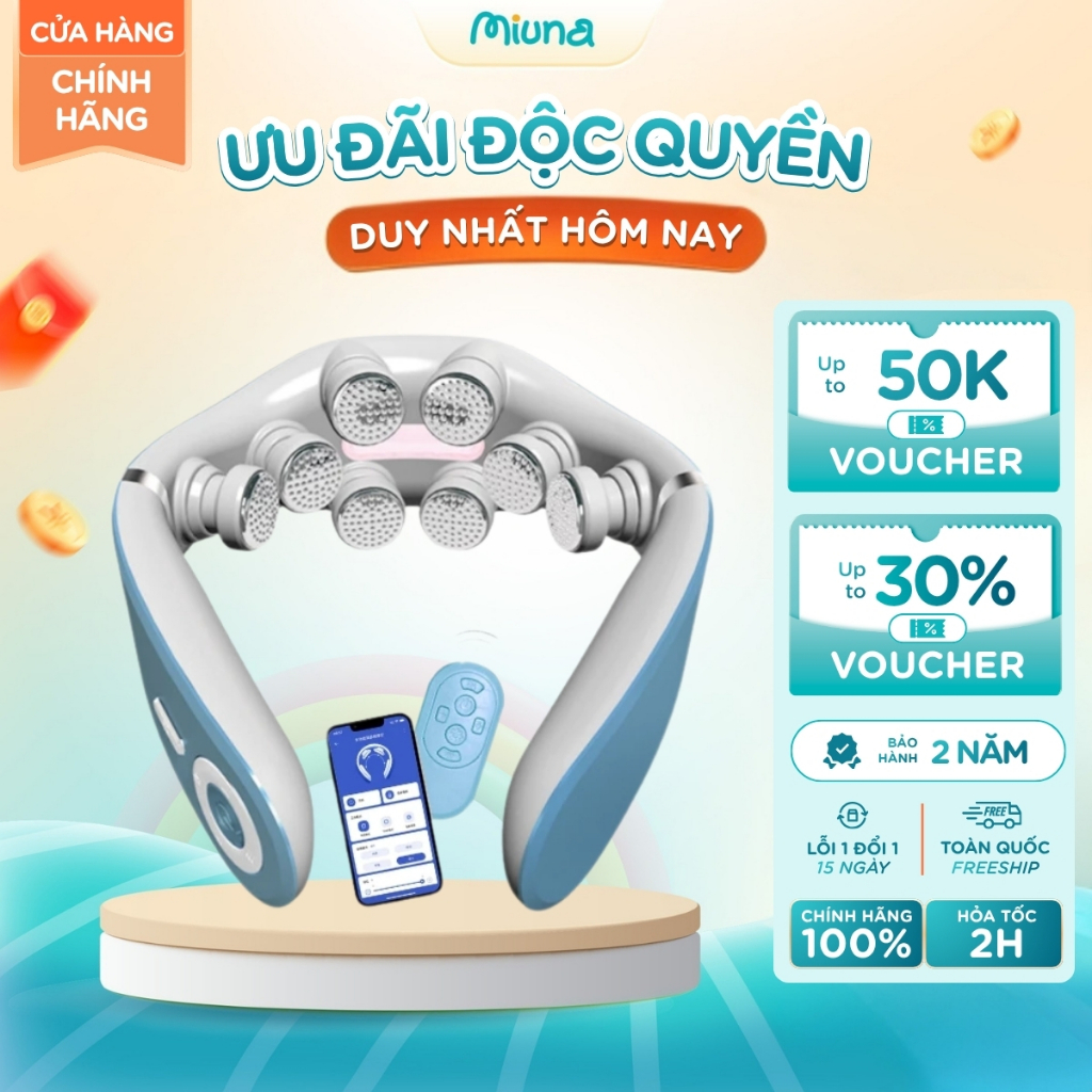 Máy Massage Cổ Vai Gáy G79-8D Xung Điện Cao Cấp 8 Điện Cực Giảm Đau Vai Gáy Hiệu Quả