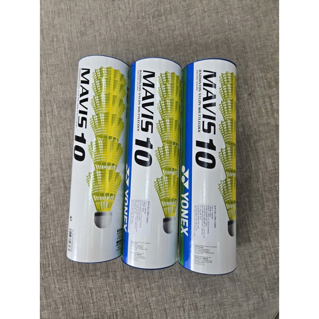 Quả Cầu Lông Nhựa Yonex Mavis 10 chính hãng (hộp 6 quả)