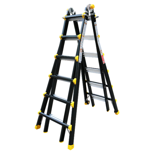 Thang nhôm gấp (rút lồng) đa năng chính hãng Nikawa NKB-46 24 bậc