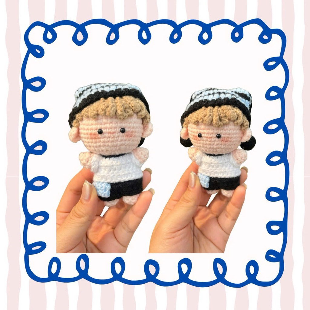 [ảnh thật] Móc khoá doll Baekhyun reverie bằng len handmade