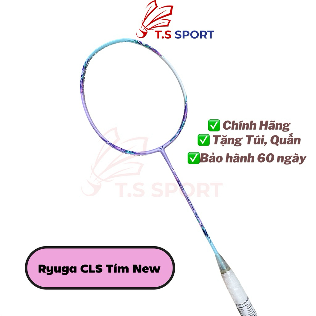 Vợt cầu lông Victor Ryuga CLS Hồng Tím Mầu Mới- Hàng Công Ty