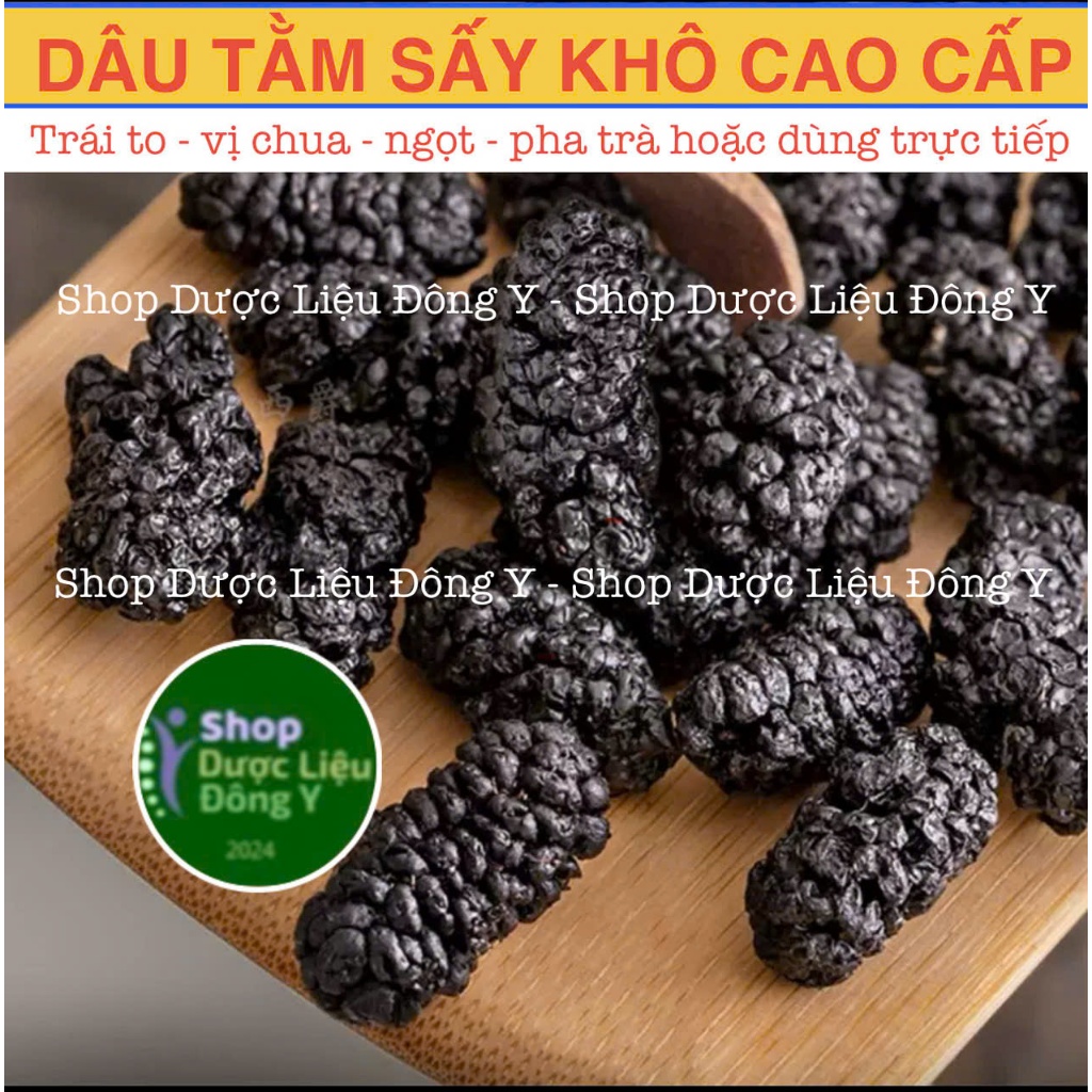 Trái Dâu Tằm Sấy Khô 100gram (QUẢ CHÍN THƠM) - TANG THẦM TỬ - Shop Dược Liệu Đông Y