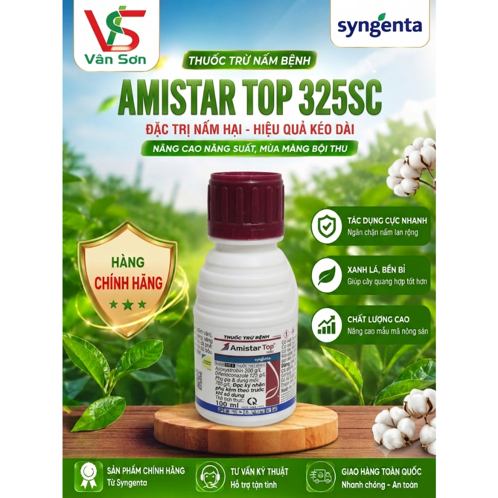 Thuốc Trừ Bệnh Amistar Top 325SC Syngenta (Chai 100ml)