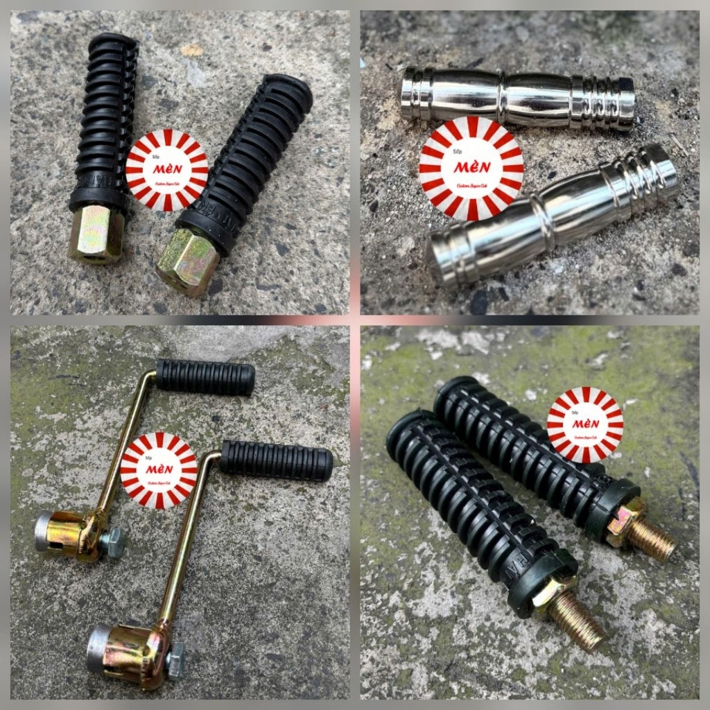 GÁC CHÂN SAU XE 67, CUB 78, CÁNH ÉN, 81, 82, DD70, CUBTOM...