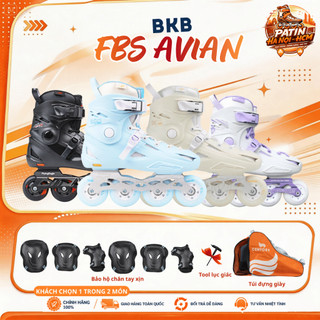 Giày patin người lớn Flying Eagle FBS AVIAN bánh cao su đặc, form nhựa, càng hợp kim nhôm chịu tải trọng dưới 100kg