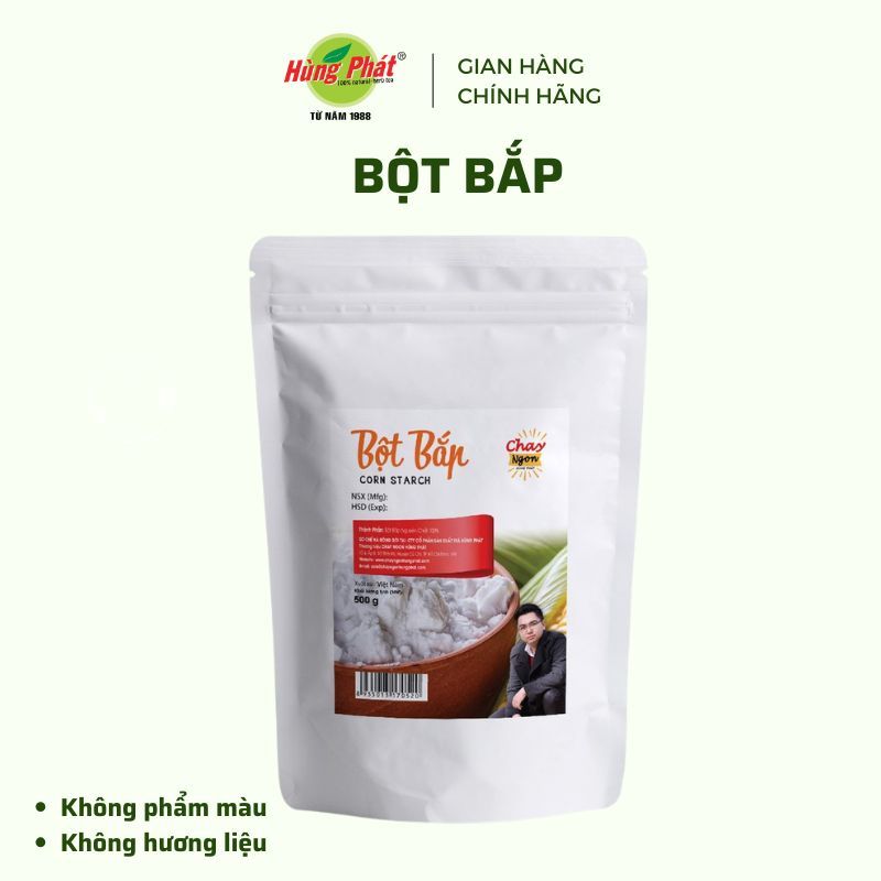 Bột Bắp 500G - Thương Hiệu Hùng Phát