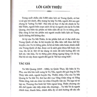Sách - Tư Trị Thông Giám (Tập 1) - Bìa Cứng - Kiệt Tác Sử Học Kinh Điển Bao Quát 1.362 Năm Trung Hoa