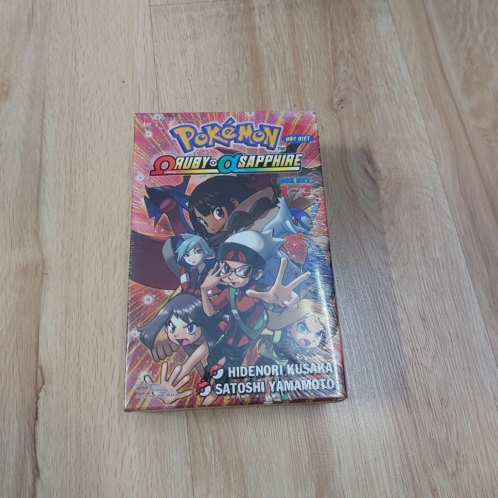 Boxset Pokemon Omega Ruby Alpha Sapphire 1-3 (seal)