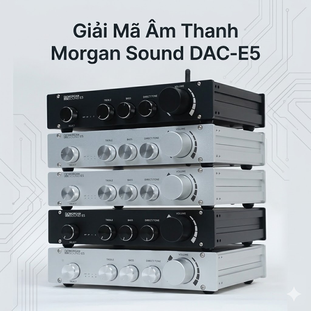 Thiết Bị Giải Mã Âm Thanh Morgan Sound DAC E5