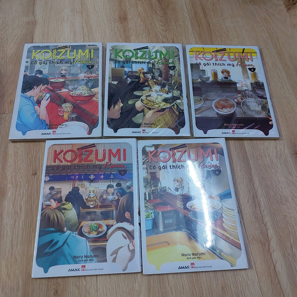 Koizumi Cô gái thích mỳ ramen trọn bộ 1-5 (tập 4-5 seal)
