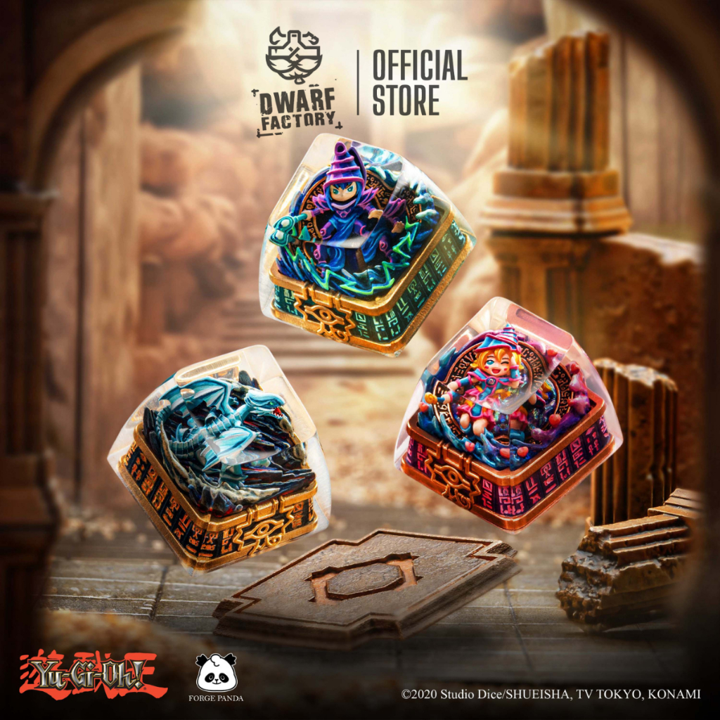 Nút Bàn Phím Cơ Yu-Gi-Oh – Anime Artisan Resin Keycap – Dwarf Factory