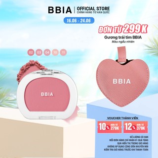 Phấn má hồng mịn lì, đa năng bbia last blush 4g