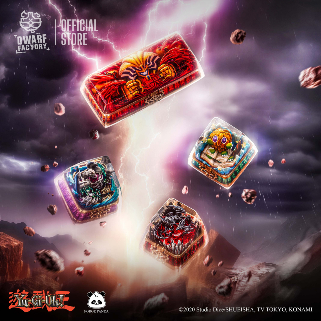 Nút Bàn Phím Cơ Yu-Gi-Oh Collection 02 – Anime Artisan Resin Keycap – Dwarf Factory