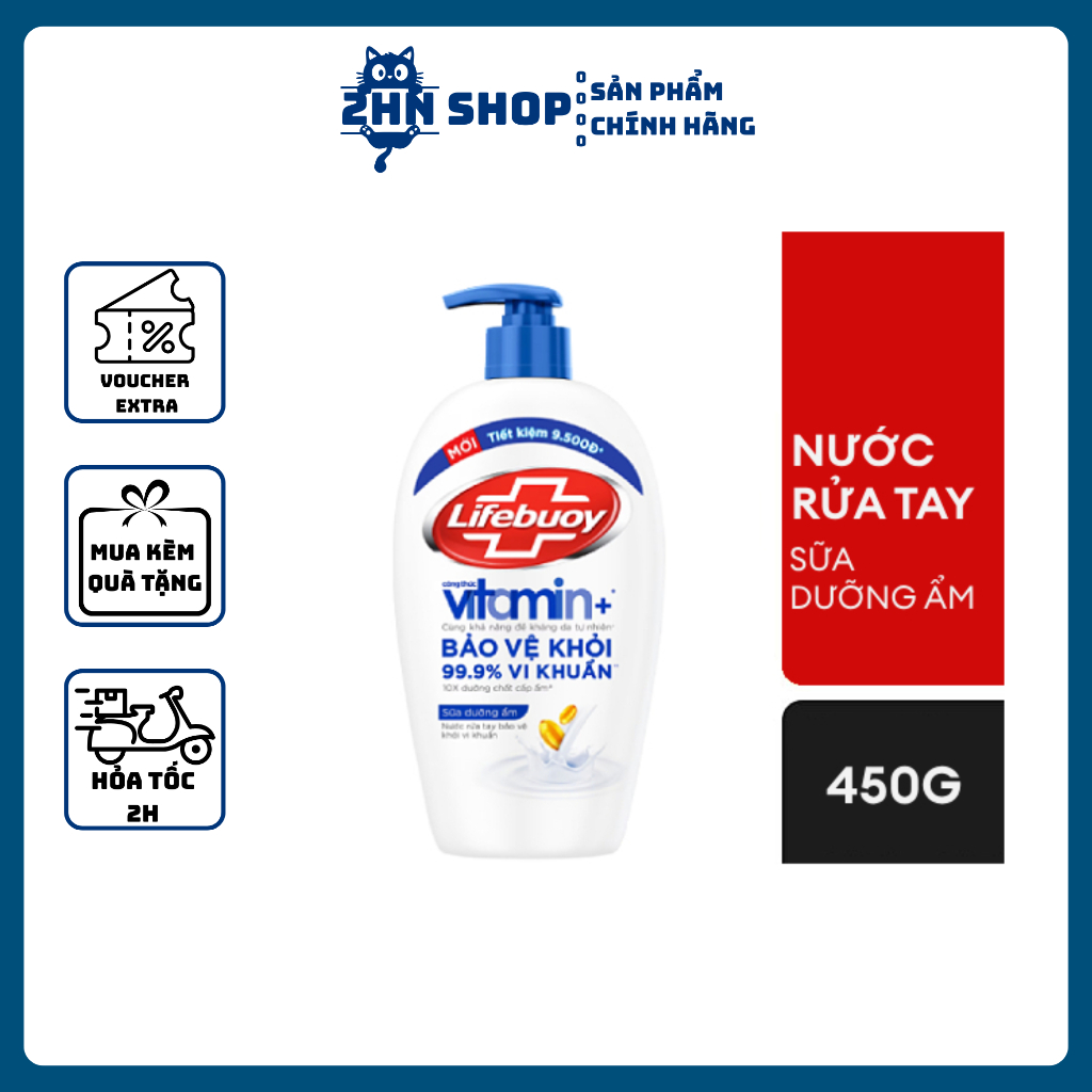 Nước Rửa Tay Lifebuoy 450G