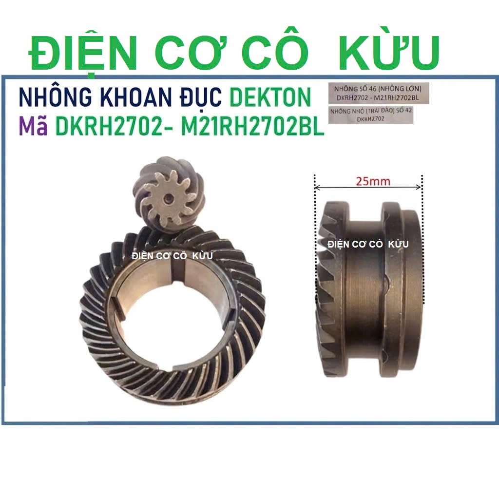 DEKTON 2702 - BỘ NHÔNG KHOAN ĐỤC DEKTON MÃ 2702 2702BL.ivk