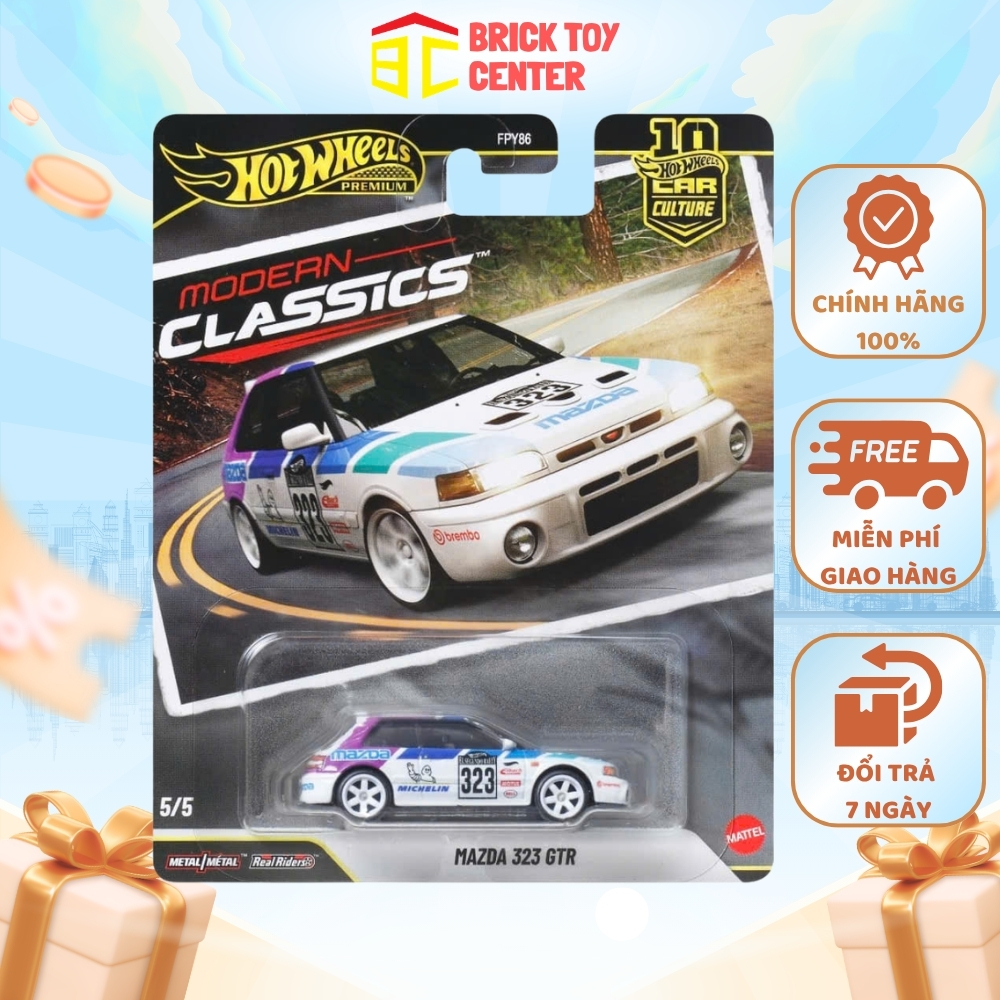Siêu Xe Hot Wheels Premium Mazda 323 GTR
