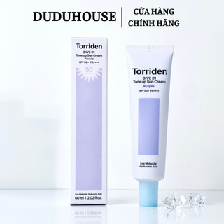 (Hàng Công TY) Kem Chống Nắng Torriden Dive-In Purple SPF50+ PA++++ Dưỡng Ẩm Sáng Da 60ml Duduhouse